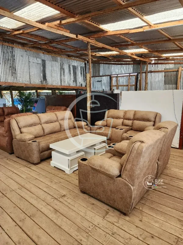 Semi-recliner sofas