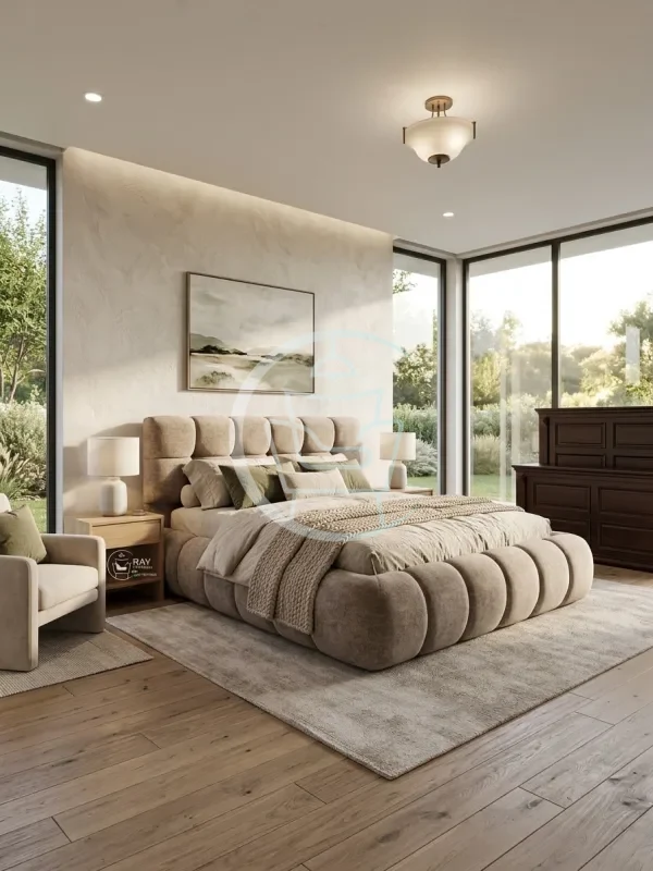 Queen size bubble bed